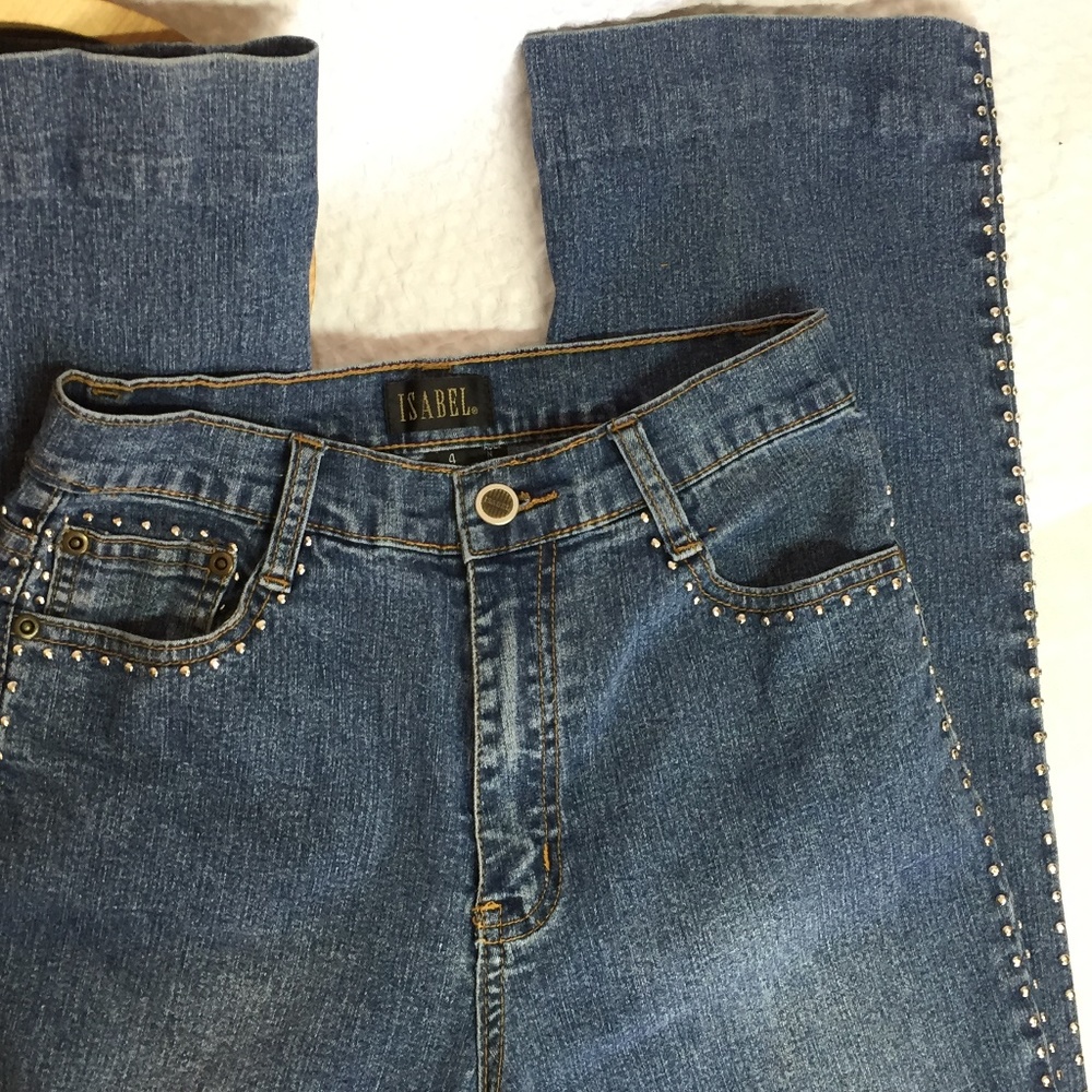 ✨HP - ISABEL Embellished Studded Jeans Size 4